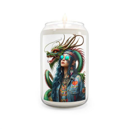 Dragon & Hippie Harmony Scented Candle, 13.75oz